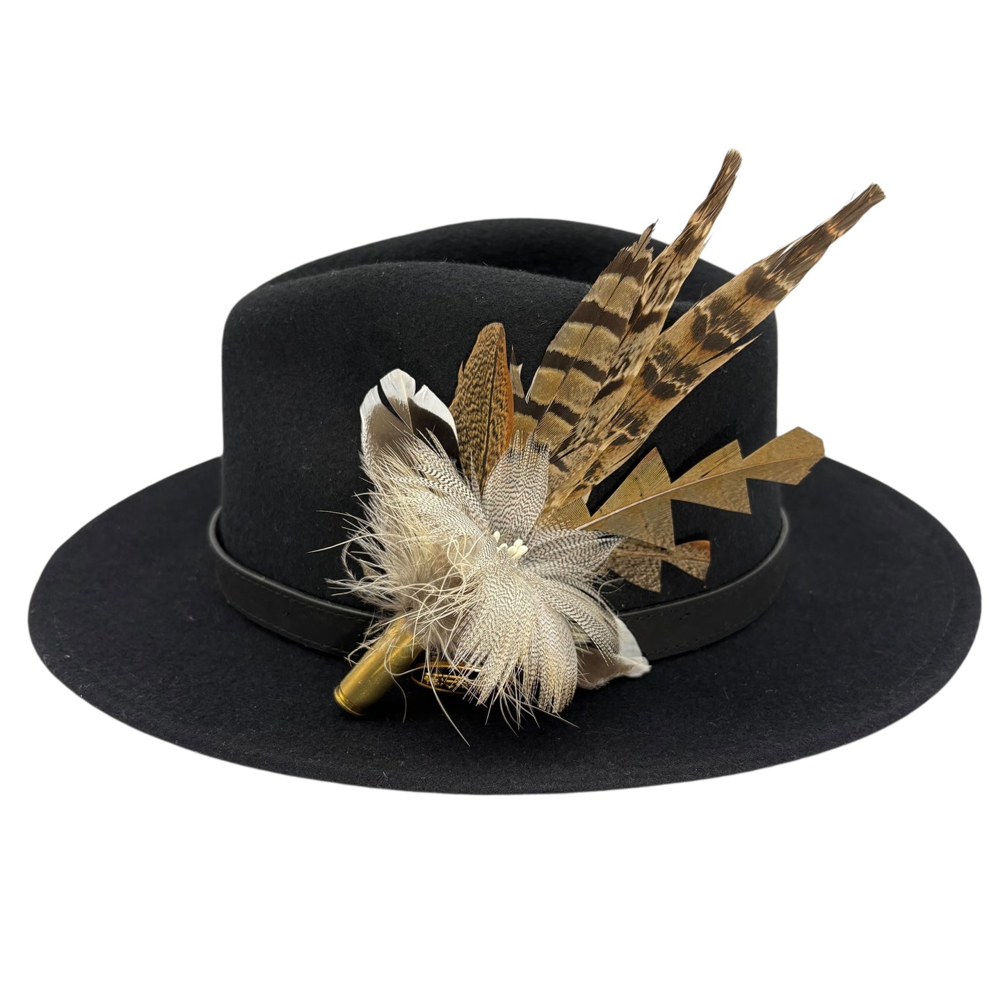 Natural Feather Hat Pin (CFP808)