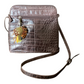 Yellow & Natural Feather Handbag Charm (CFHC6054)