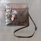 Pink,  Cerise & Natural Feather Handbag Charm (CFHC6058)