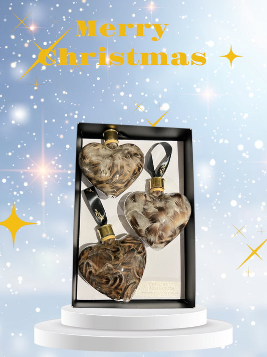 Heart Feather Baubles (CFHE9021)