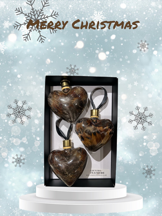 Heart Feather Baubles (CFHE9020)