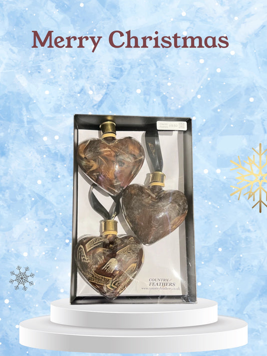 Heart Feather Baubles (CFHE9019)