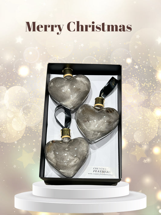 Heart Feather Baubles (CFHE9017)