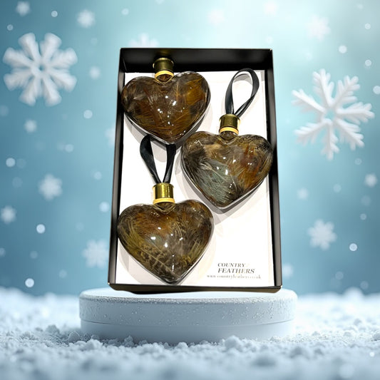 Heart Feather Baubles (CFHE9012)