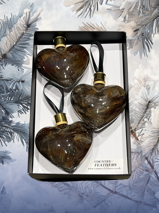 Heart Feather Baubles (CFHE9010)