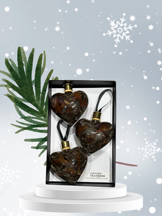 Heart Feather Baubles (CFHE9009)