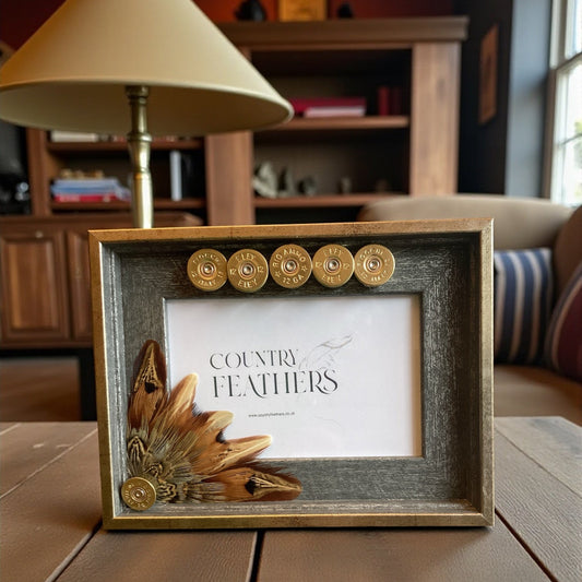 Pheasant Feather Photo Frame (CFPF2425)