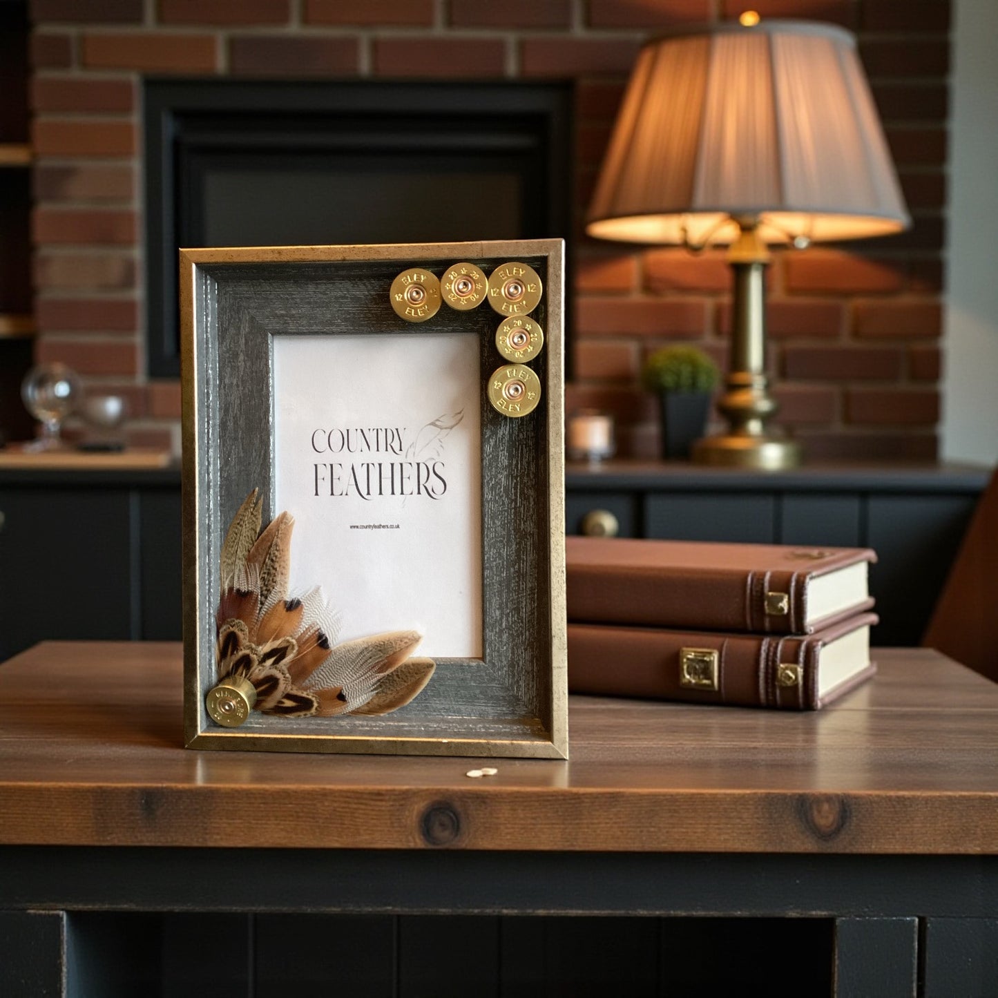 Pheasant & Duck Feather Photo Frame (CFPF2430)