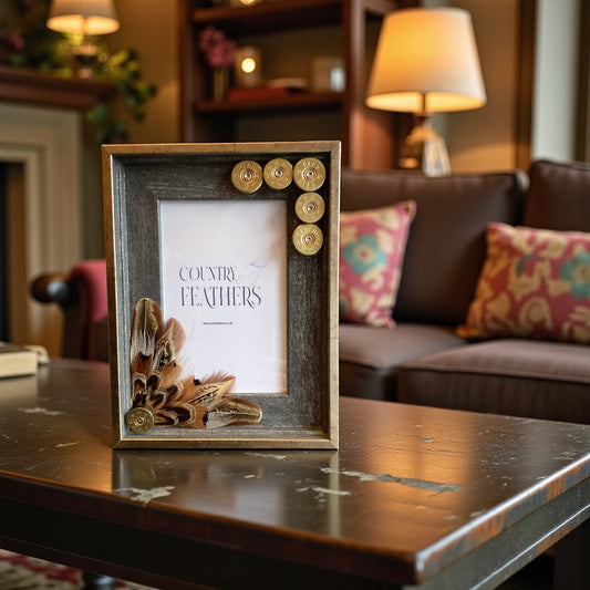 Pheasant & Duck Feather Photo Frame (CFPF2432)