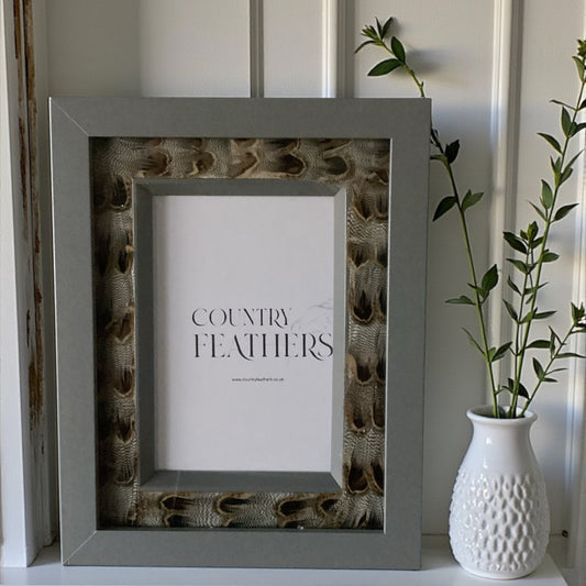 Pheasant & Duck Feather Photo Frame (CFPF2444)