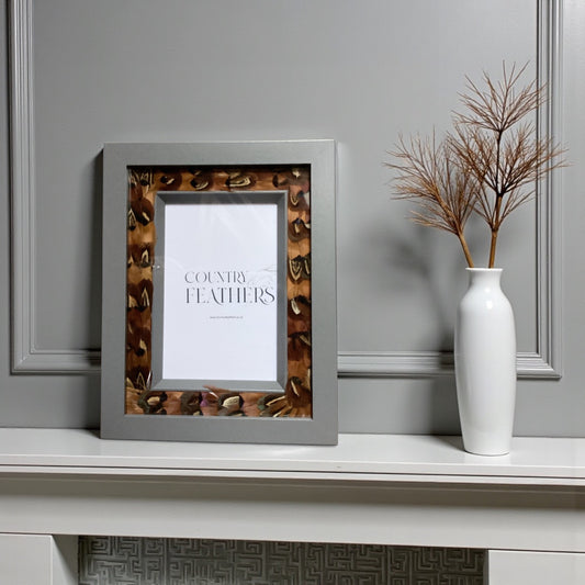 Pheasant Feather Photo Frame (CFPF2445)