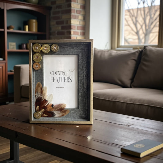 Pheasant & Duck Feather Photo Frame (CFPF2450)