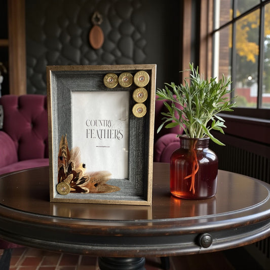 Pheasant Feather Photo Frame (CFPF2454)