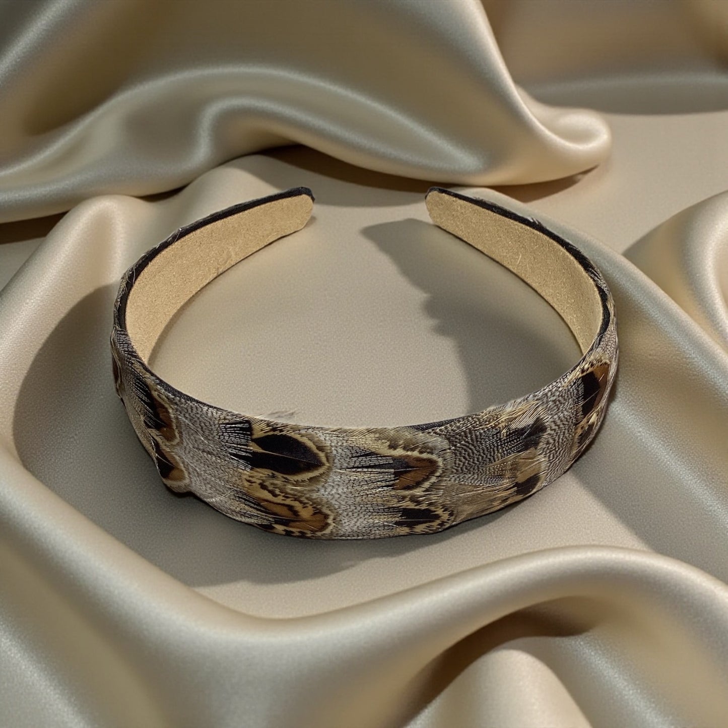 Pheasant & Duck Feather Hairband (CFHB3038)