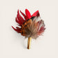 Red & Natural Feather Lapel pin CFLP207