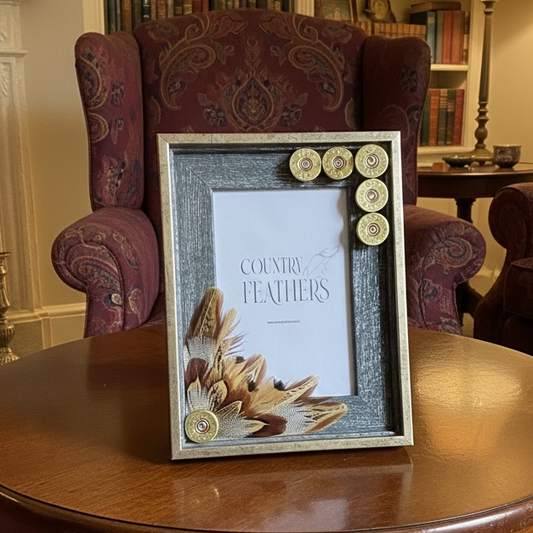 Pheasant and Duck Feather Photo Frame (CFPF2462)