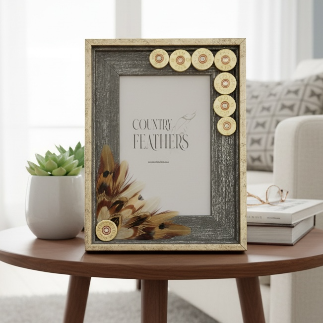 Pheasant Feather Photo Frame (CFPF2469)