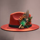 Green and Natural Feather Hat Pin CFP850