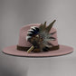 Black, White & Natural Feather Hat Pin (CFP763)