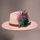 Teal, Rooster, Peacock and Pheasant Feather Hat Pin CFP869