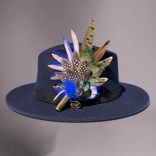 Peacock, Goose, Guinea Fowl and Pheasant Feather Hat Pin CFP879