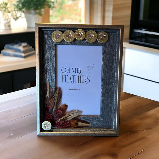 Red Pheasant Feather Photo Frame (CFPF2267)