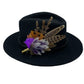 Purple & Natural Feather Hat Pin (CFP562)
