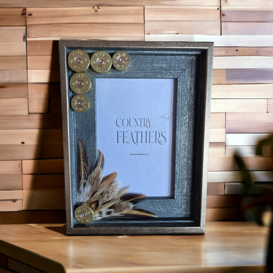 Pheasant & Duck Feather Photo Frame (CFPF2206)