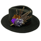 Purple & Natural Feather Hat Pin (CFP562)