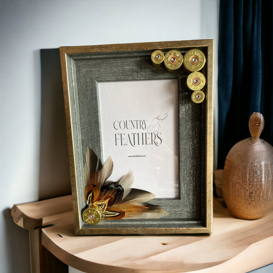 Duck & Pheasant Feather Photo Frame (CFPF2164)