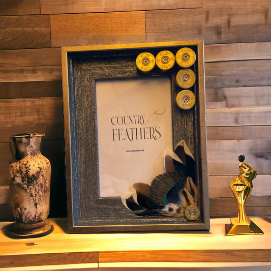 Peacock & Duck Feather Photo Frame (CFPF2235)