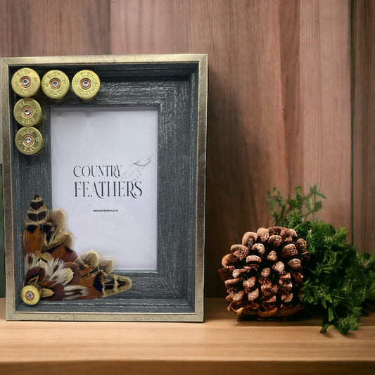 Pheasant & Duck Feather Photo Frame (CFPF2124)