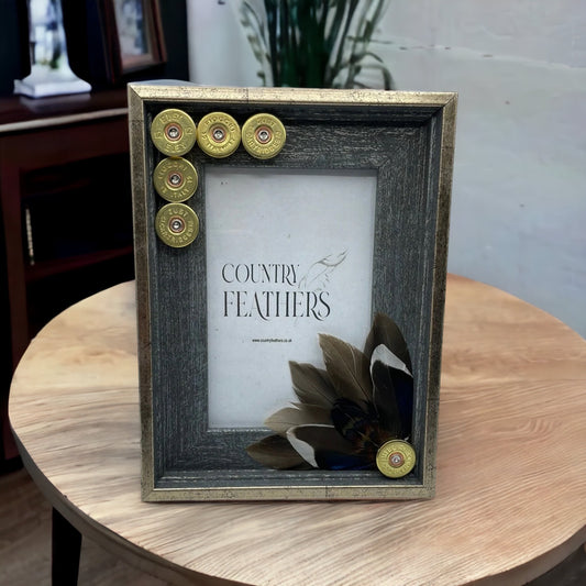 Pheasant & Duck Feather Photo Frame (CFPF2075)