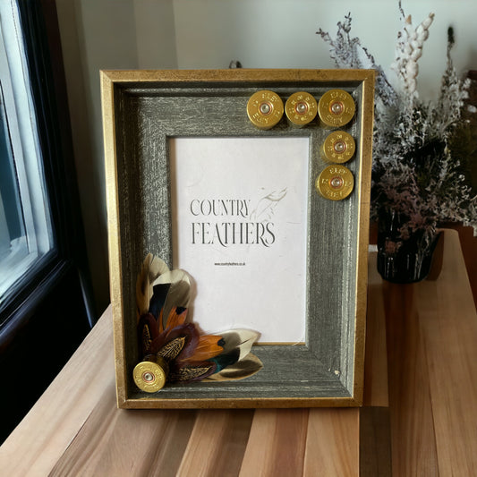 Pheasant & Duck Feather Photo Frame (CFPF2175)