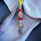 Yellow & Red Beaded Lanyard (CFL8048)