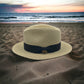 Fedora Natural Straw Hat With Black Band