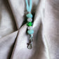 Aqua Beaded Lanyard (CFL8063)