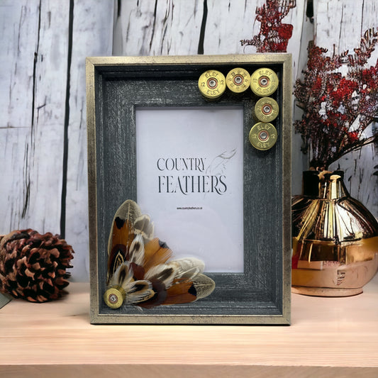 Pheasant & Duck Feather photo Frame (CFPF2111)