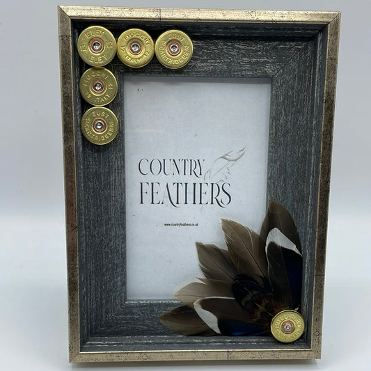 Pheasant & Duck Feather Photo Frame (CFPF2075)